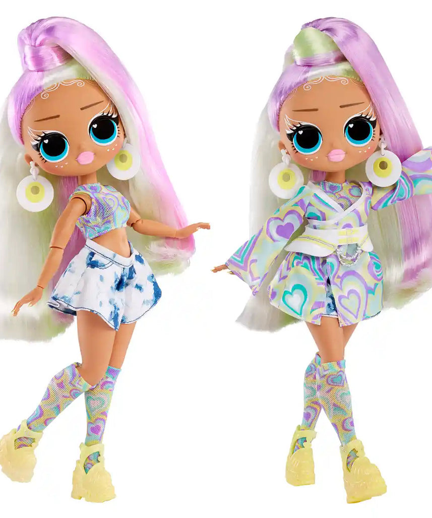 LOL Surprise OMG Sunshine Makeover Fashion Doll Sunrise, Color-Changing Hair and Fashions, Stylish Accessories, Articulated Doll for Kids Ages 5-8