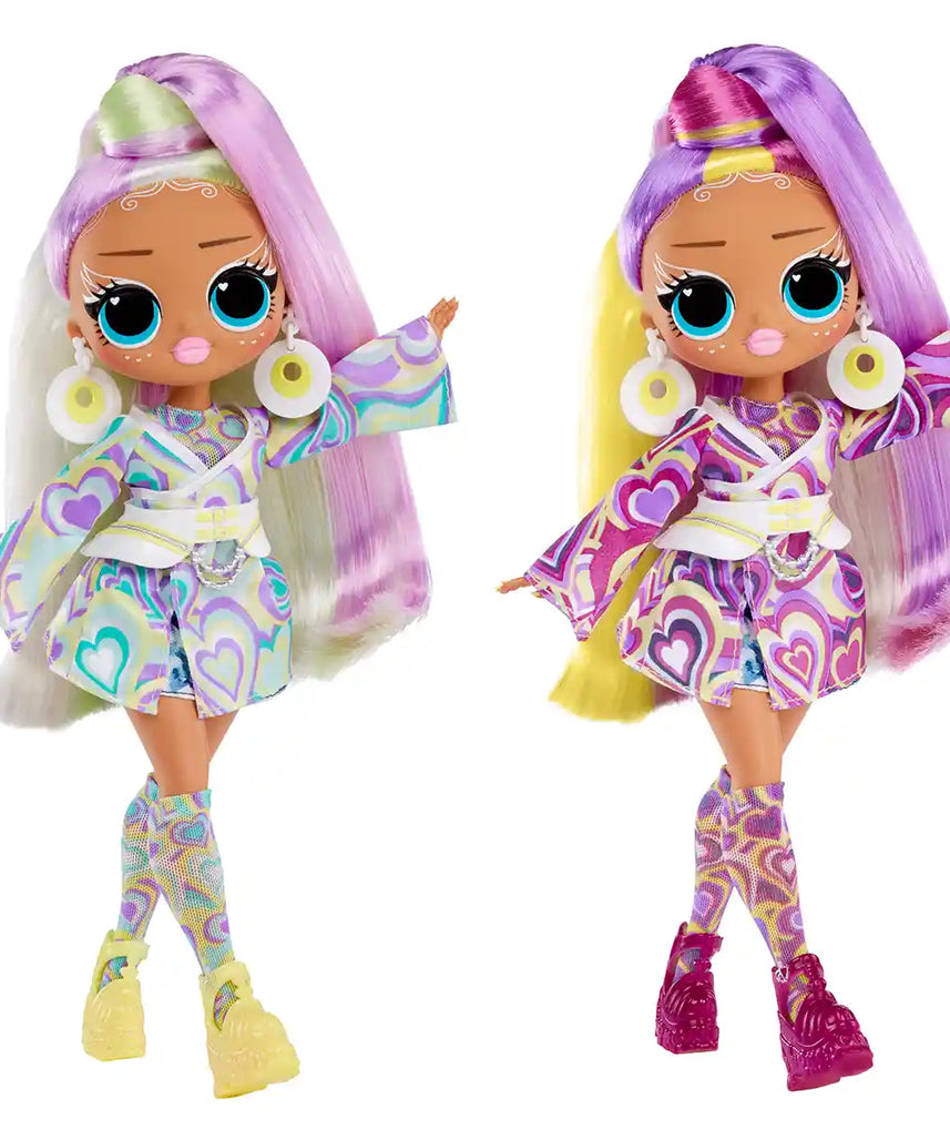 LOL Surprise OMG Sunshine Makeover Fashion Doll Sunrise, Color-Changing Hair and Fashions, Stylish Accessories, Articulated Doll for Kids Ages 5-8