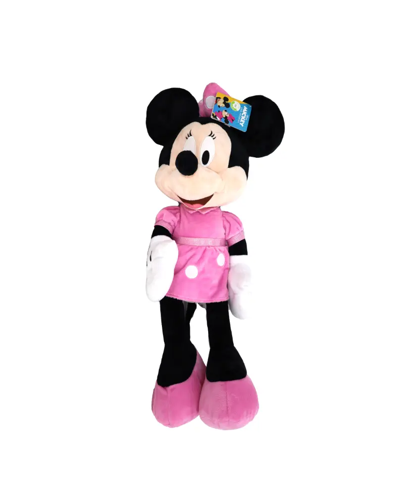 Disney Plush Minnie Mouse 12-Inch Soft Toy, Authentic Disney Store Collectible, Huggable Plush for Kids and Fans, Ages 3+