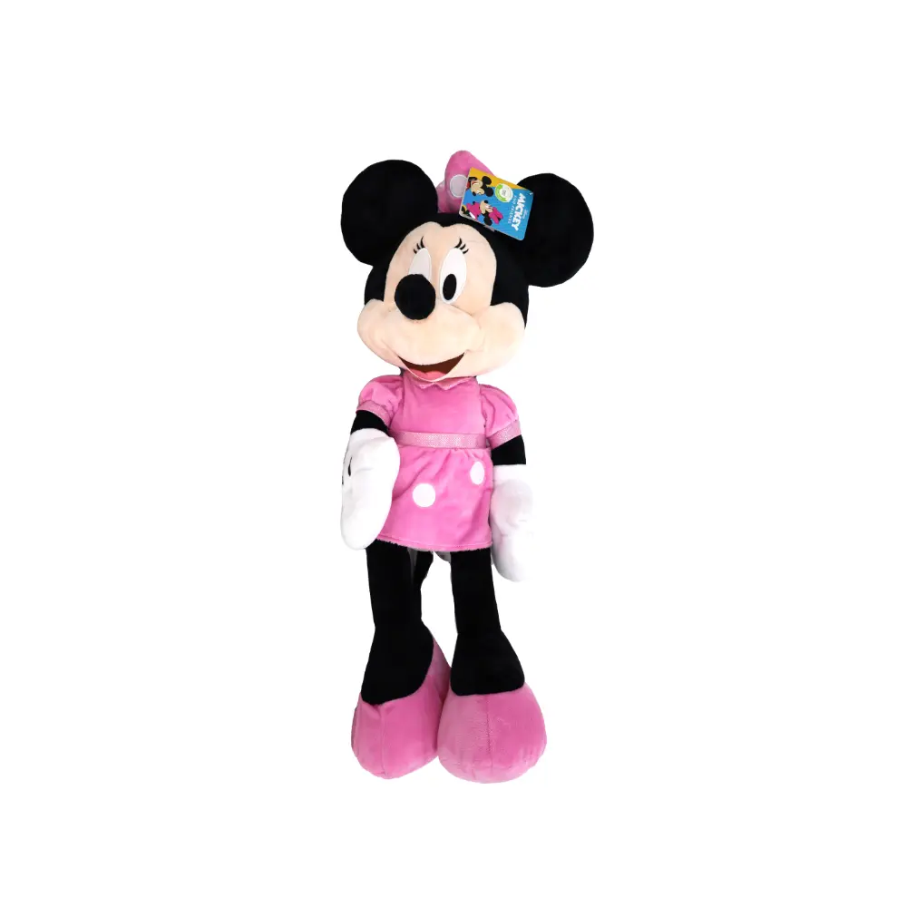 Disney Plush Minnie Mouse 12-Inch Soft Toy, Authentic Disney Store Collectible, Huggable Plush for Kids and Fans, Ages 3+
