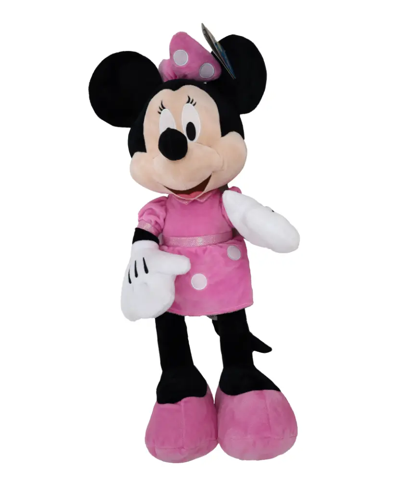 Disney Plush Minnie Mouse 12-Inch Soft Toy, Authentic Disney Store Collectible, Huggable Plush for Kids and Fans, Ages 3+