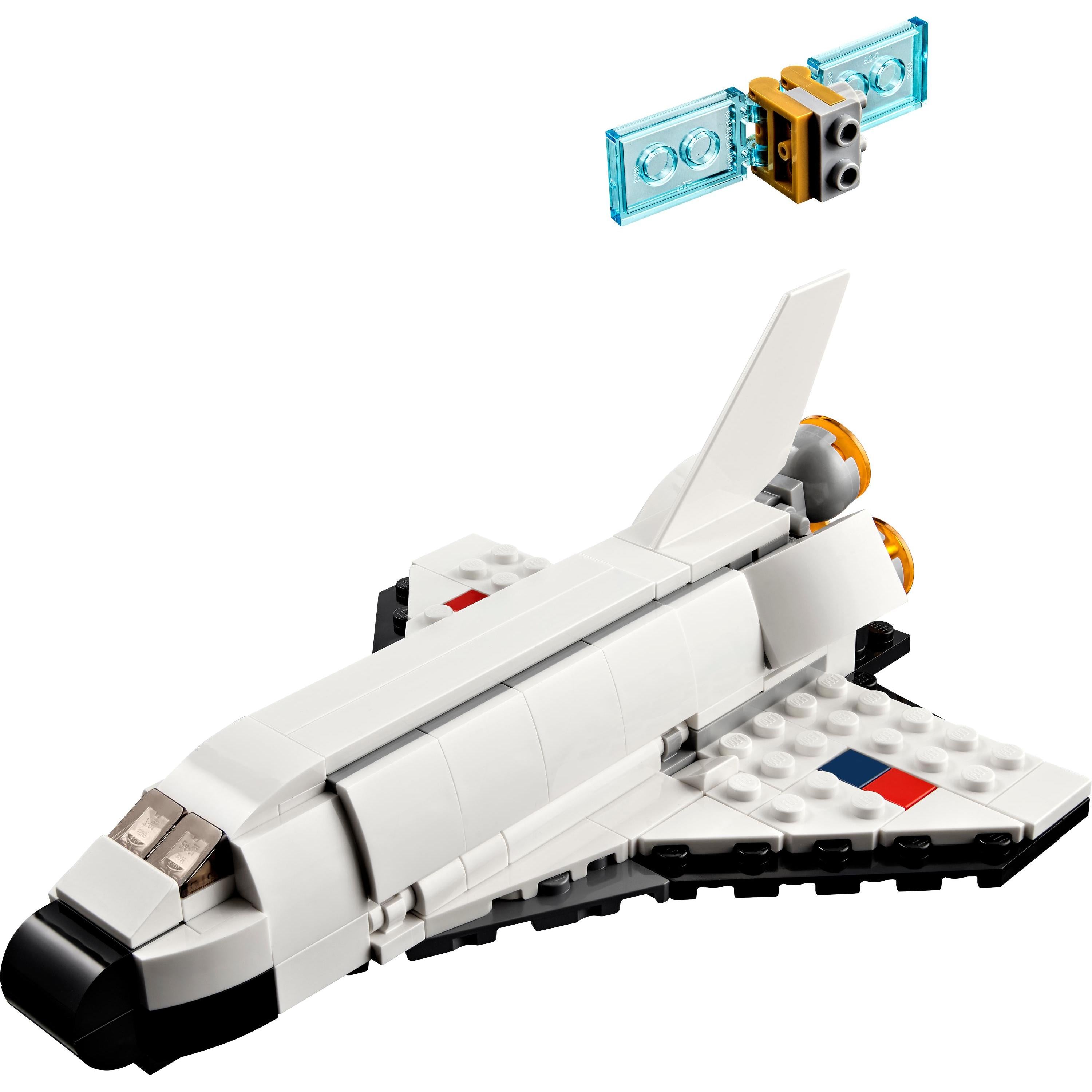 LEGO Creator 31134 Space Shuttle 3-in-1 Rebuildable Space Toy for Kids 6+ Boys & Girls