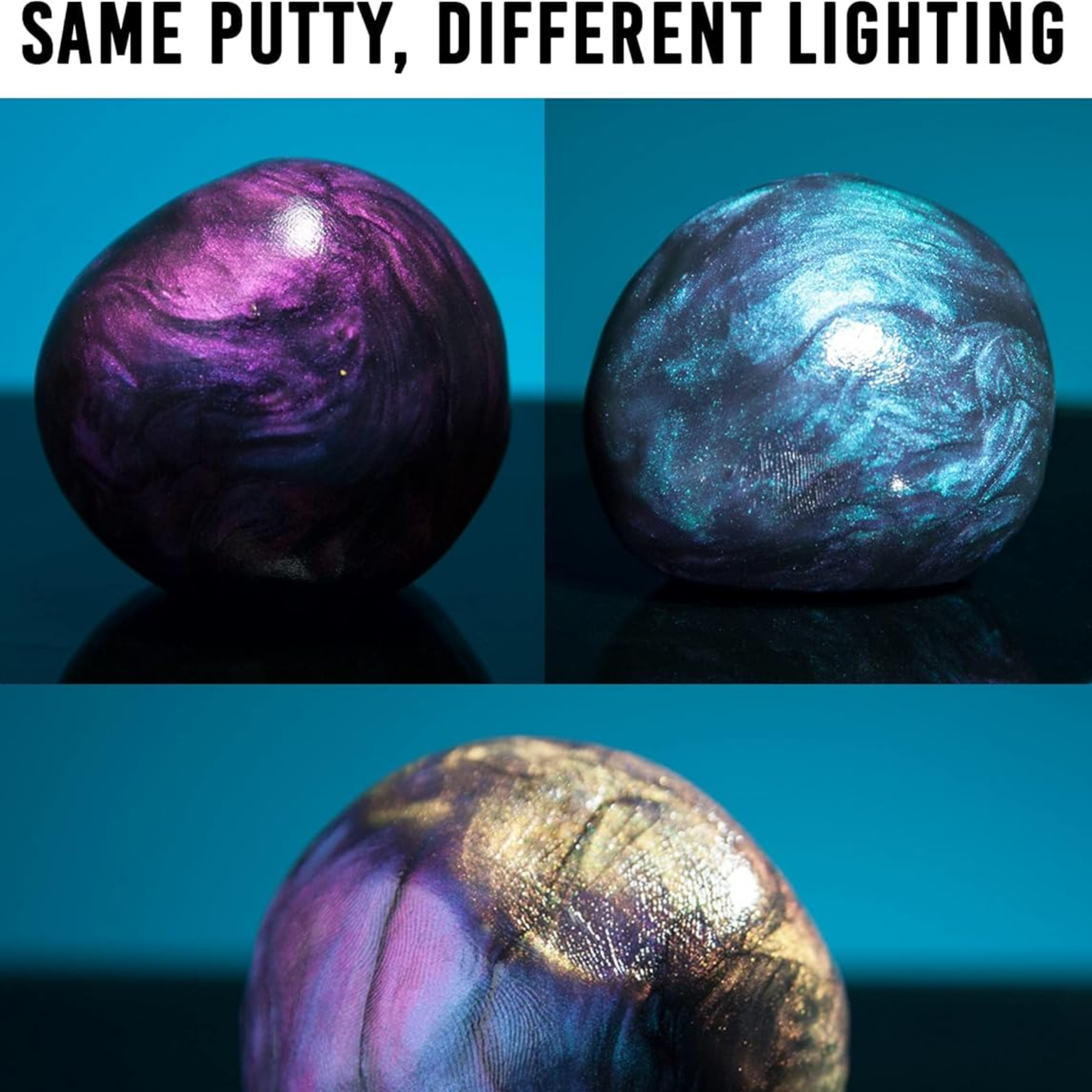 معجون التفكير سوبر سكراب من كريزي آرون، علبة 4 بوصات مع 90 جرامًا من معجون اللعب الحسي غير السام الذي لا يجف أبدًا، لعبة فيدجيت إبداعية ناعمة الملمس للأولاد والبنات من سن 3 سنوات فما فوق