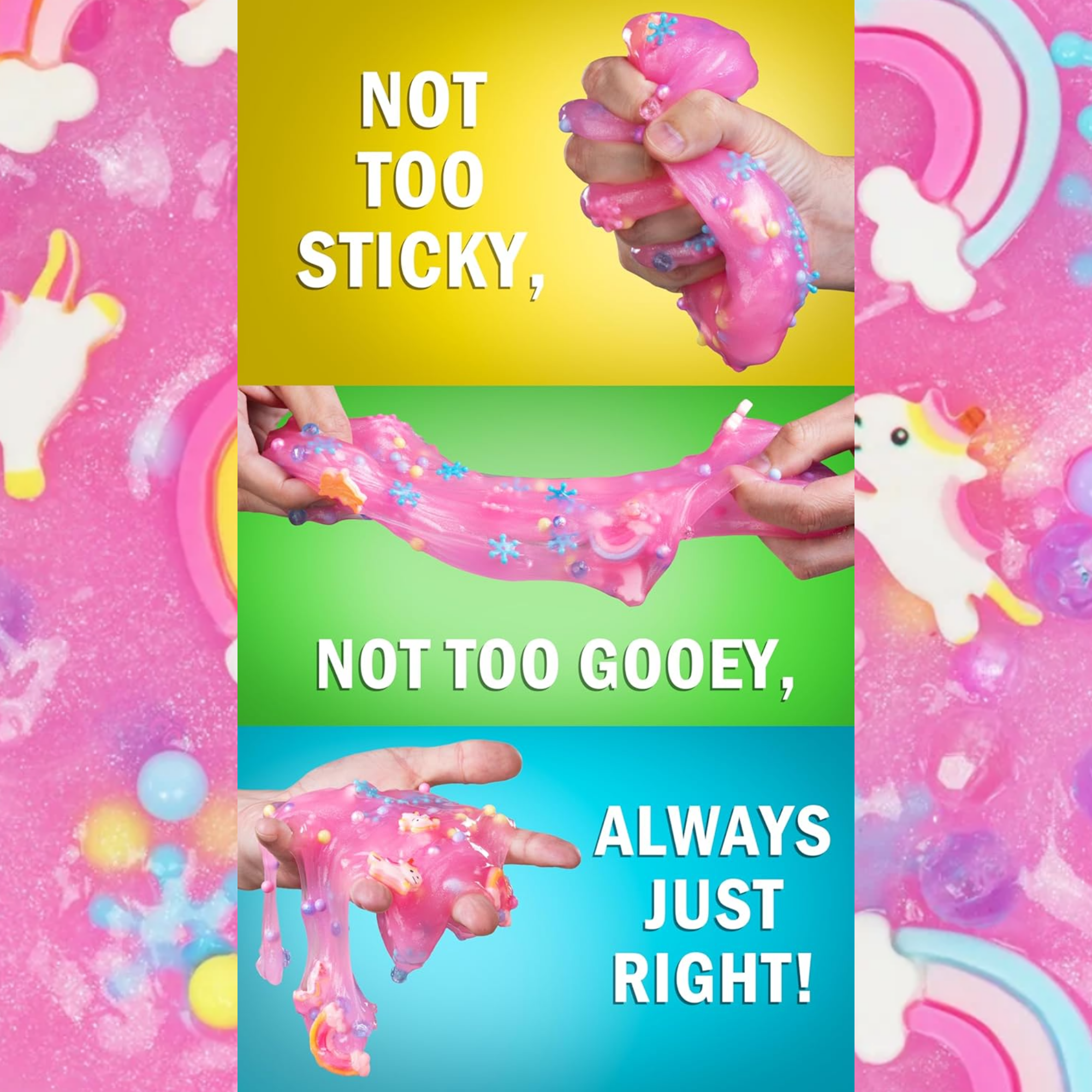 سحر سلايم كريزي آرون - حلم وحيد القرن، سلايم برائحة الزهور مع سحر، غير سام، فائق المرونة واللين، لعبة فيدجيت مناسبة للأولاد والبنات من سن 3 سنوات فما فوق