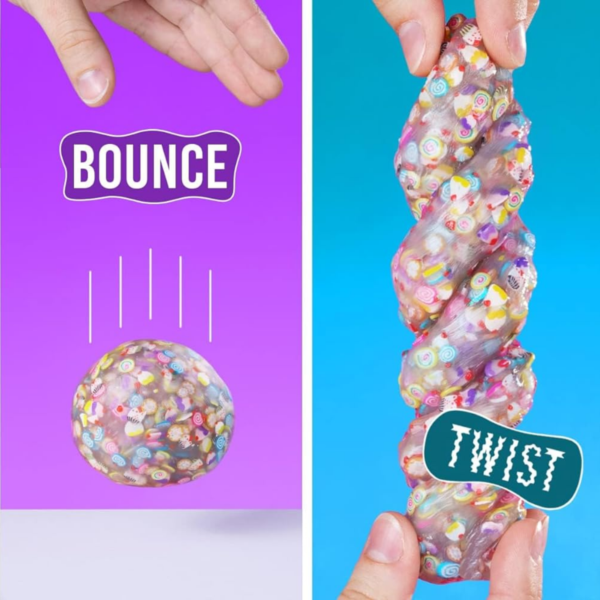 مخبأ آرون المجنون في الداخل! معجون التفكير "مفاجآت حلوة"، علبة معدنية مقاس 4 بوصات مع 90 غرامًا من معجون اللعب الحسي غير السام الذي لا يجف أبدًا، لعبة فيدجيت إبداعية ناعمة الملمس للأولاد والبنات من عمر 3 سنوات فما فوق.