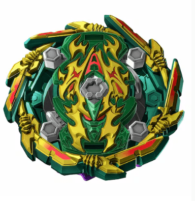 BeyBattle Burst Takara Tomy Bushin Ashindra B5, S4 W1 Starter Beyblade with Launcher and Ripcord, Defense & Attack Spinning Top for Kids