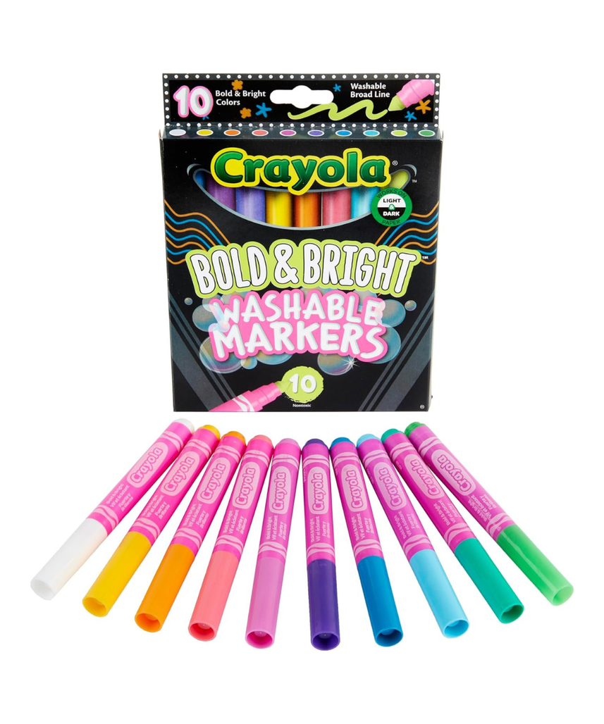 Crayola - Broad Line Marker, Bold & Bright - 10 count