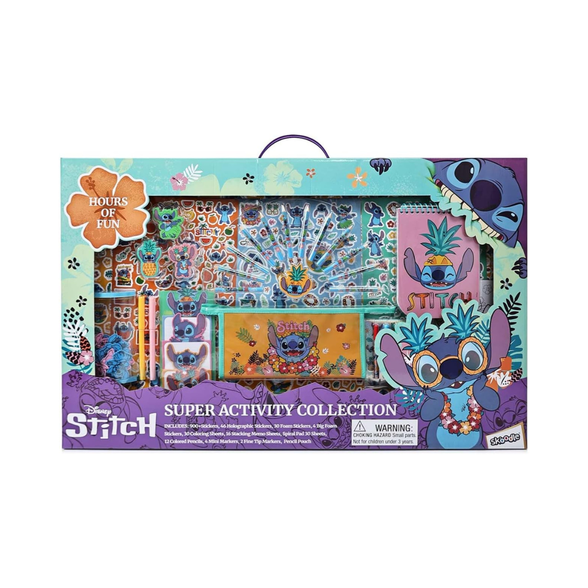 Disney Stitch Super Activity Collection, Coloring & Activity Learning Set, Hours of Fun, Age 3+