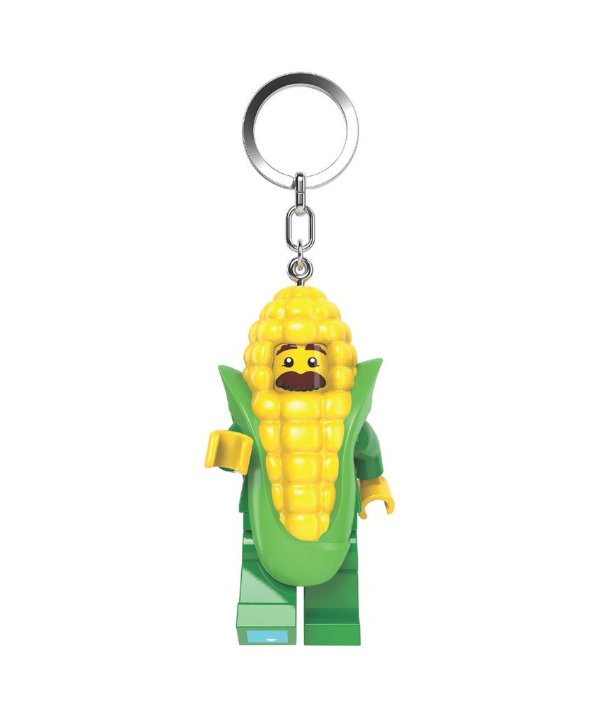 Lego Minifigures - Large 3 Inch Tall Figure Keychain Light - Corn Cob Guy (KE242H)