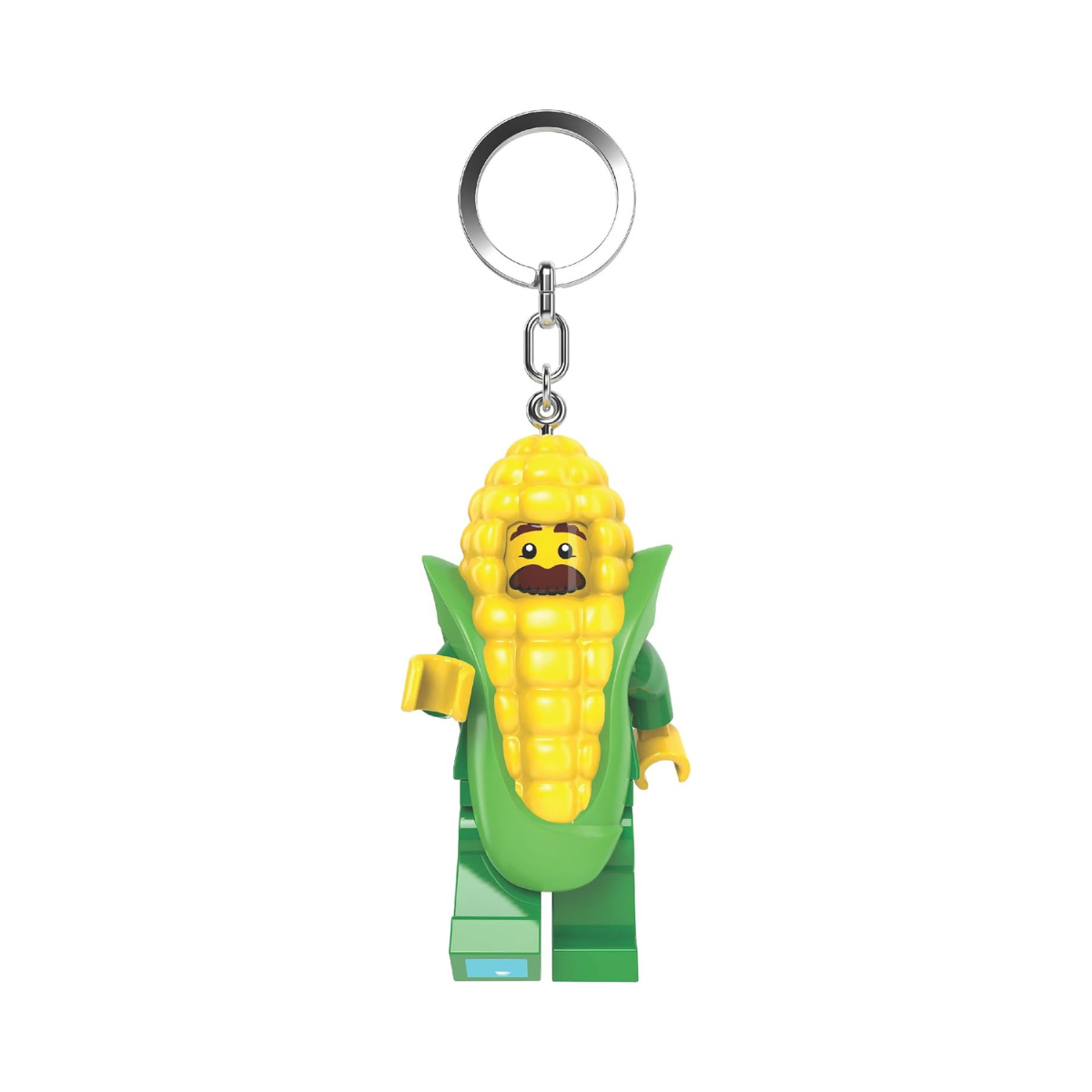 Lego Minifigures - Large 3 Inch Tall Figure Keychain Light - Corn Cob Guy (KE242H)