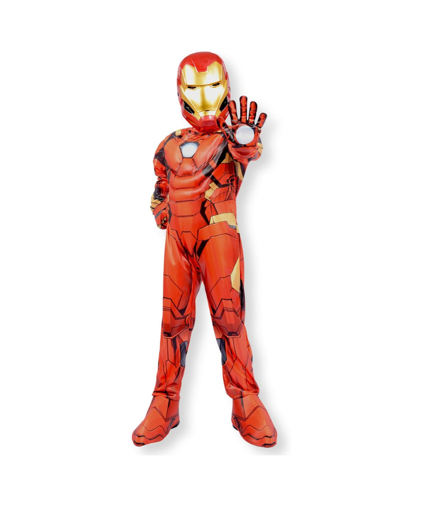 Party Centre Marvel Avengers Iron Man Deluxe Costume, 5-6 years
