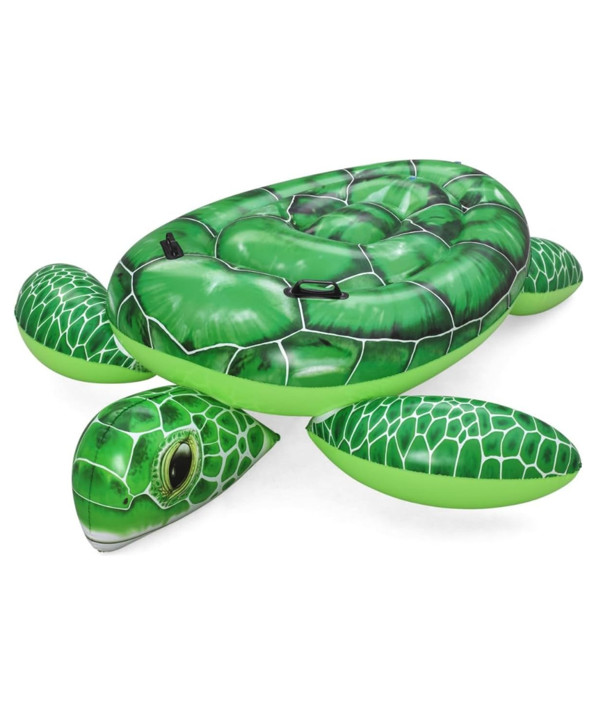 Bestway Inflatable Turtle Ride On for Kids Swimming Pool Inflatable, Swim Float, Pool Toys for Boys and Girls