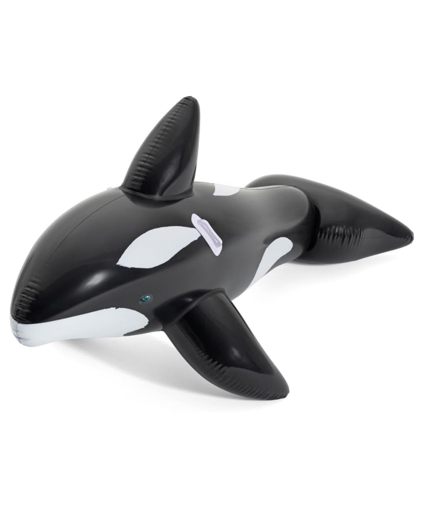 Bestway 6'8" x 40"/2.03m x 1.02m Jumbo Whale Ride-On