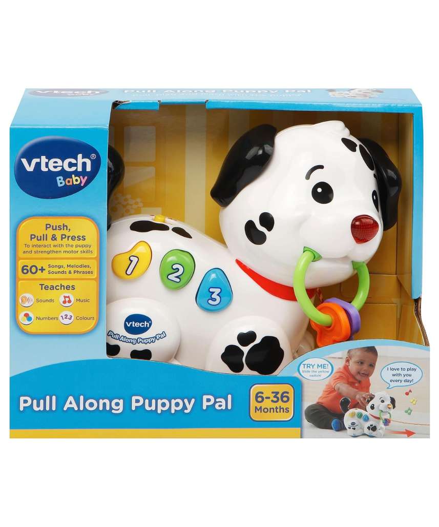 Vtech Pull Along Puppy Pal, Multi-Colour, 80-502803