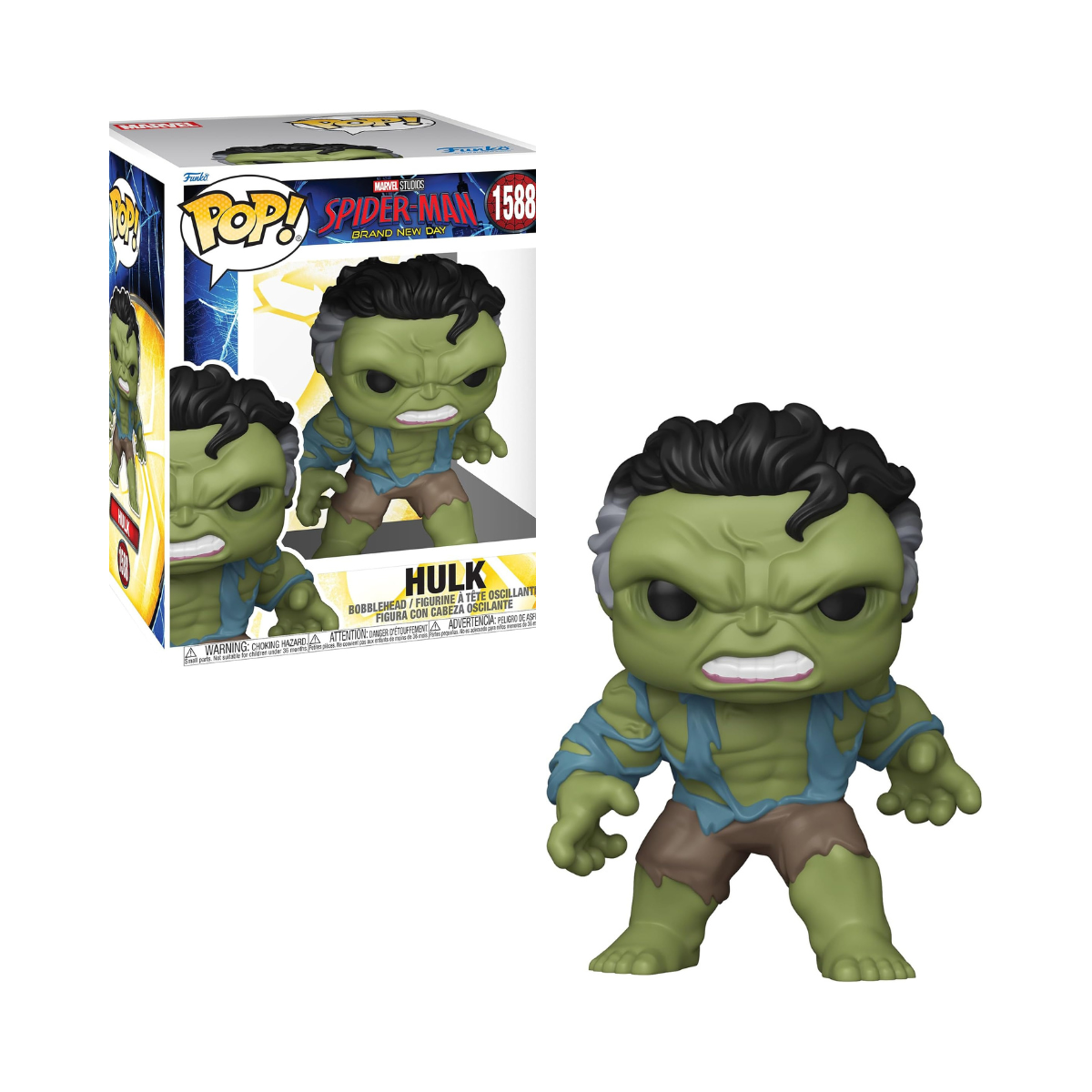 Funko POP! Super: Marvel - Spider-Man Day - Hulk - Collectable Vinyl Figure - Gift Idea - Official Merchandise - Toys For Kids & Adults - Model Figure for Collectors and Display