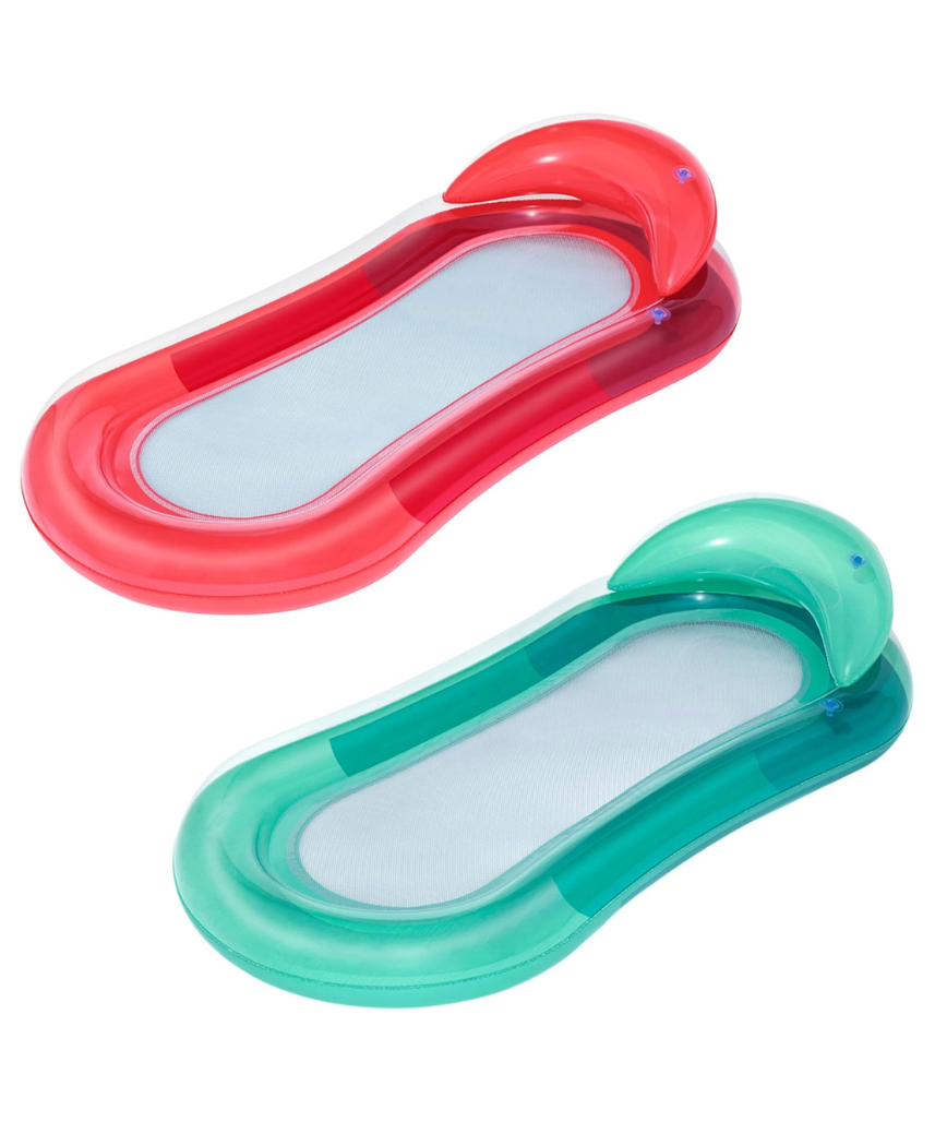 Bestway Inflatable Aqua Lounge, Floating Swimming Pool Float for Adults, Assorted Colours