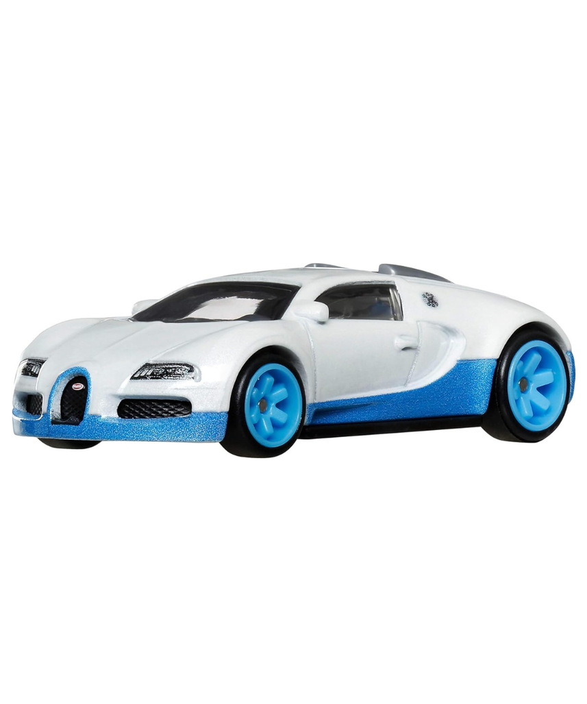 Hot Wheels Premium Bugatti Veyron, Car Culture Circuit Legends Vehicles for Children from 3 Years and Adults Fans and Collectors, Premium Collection by Car Culture in Scale 1:64, HRW06