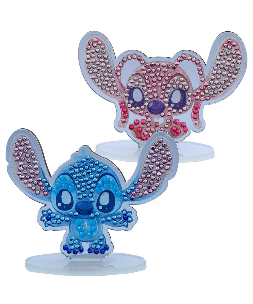 CRYSTAL ART Stitch & Angel Mag Buddies Set of 2