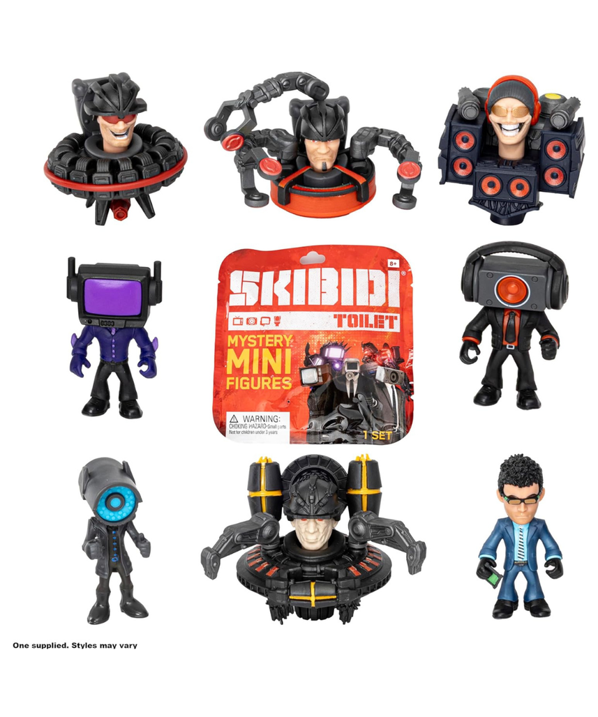 Skibidi Toilet Mystery Figures Series 2, Collectible Figures, Officially Licensed Skibidi Toilet Merch