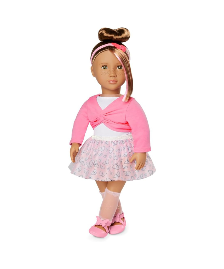 Our Generation 18-inch Ballerina Doll in Butterfly Ballet Outfit - Mika