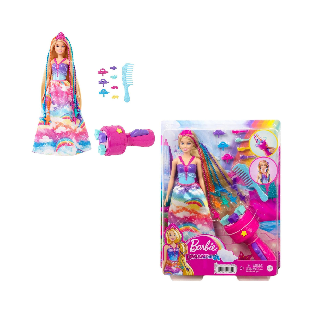 Barbie Dreamtopia Princess Magic Braids