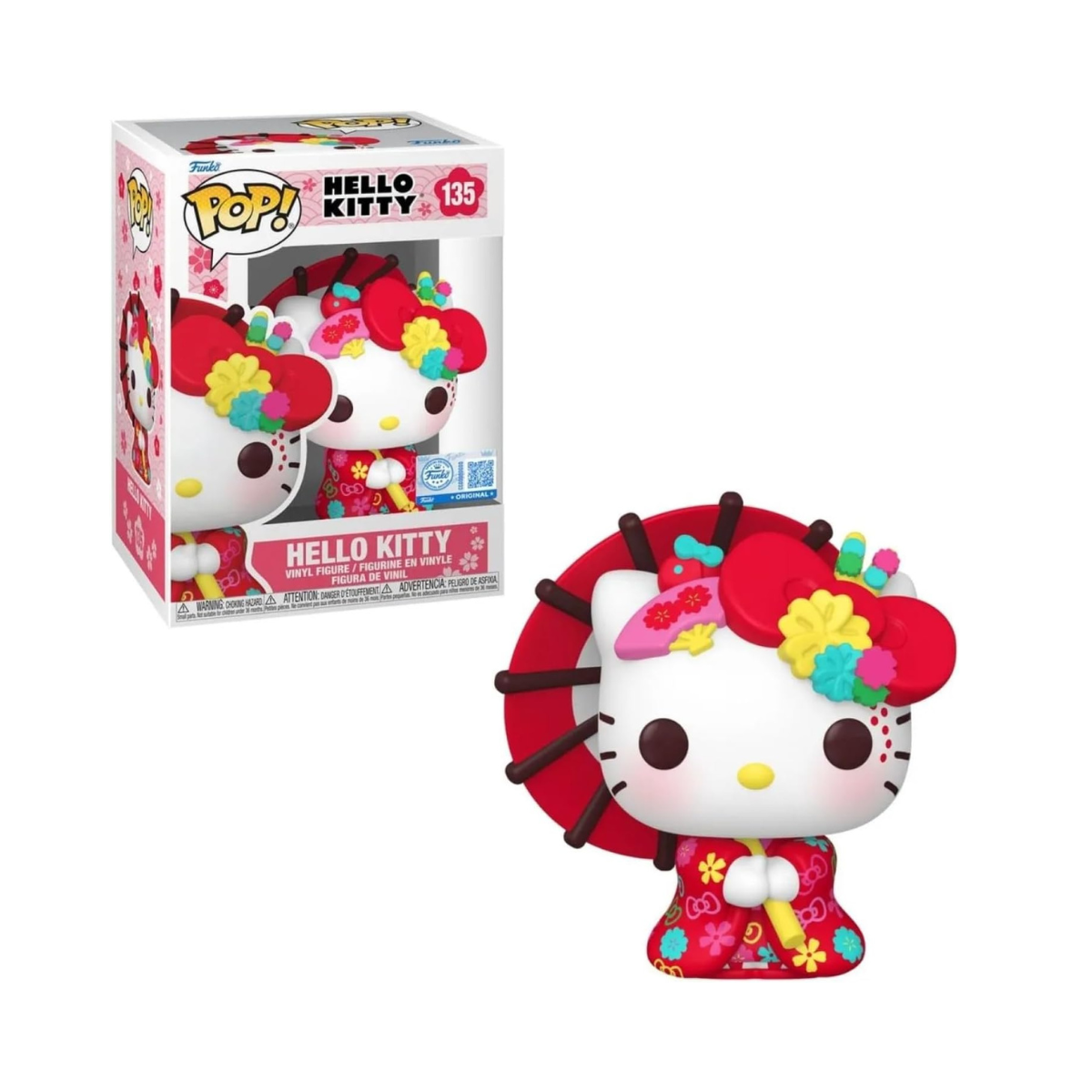 Funko Pop! Vinyl: Hello Kitty - Hello Kitty In Kimono - Collectable Vinyl Figure - Gift Idea - Official Merchandise - Toys for Kids & Adults - Anime Fans - Model Figure for Collectors and Display