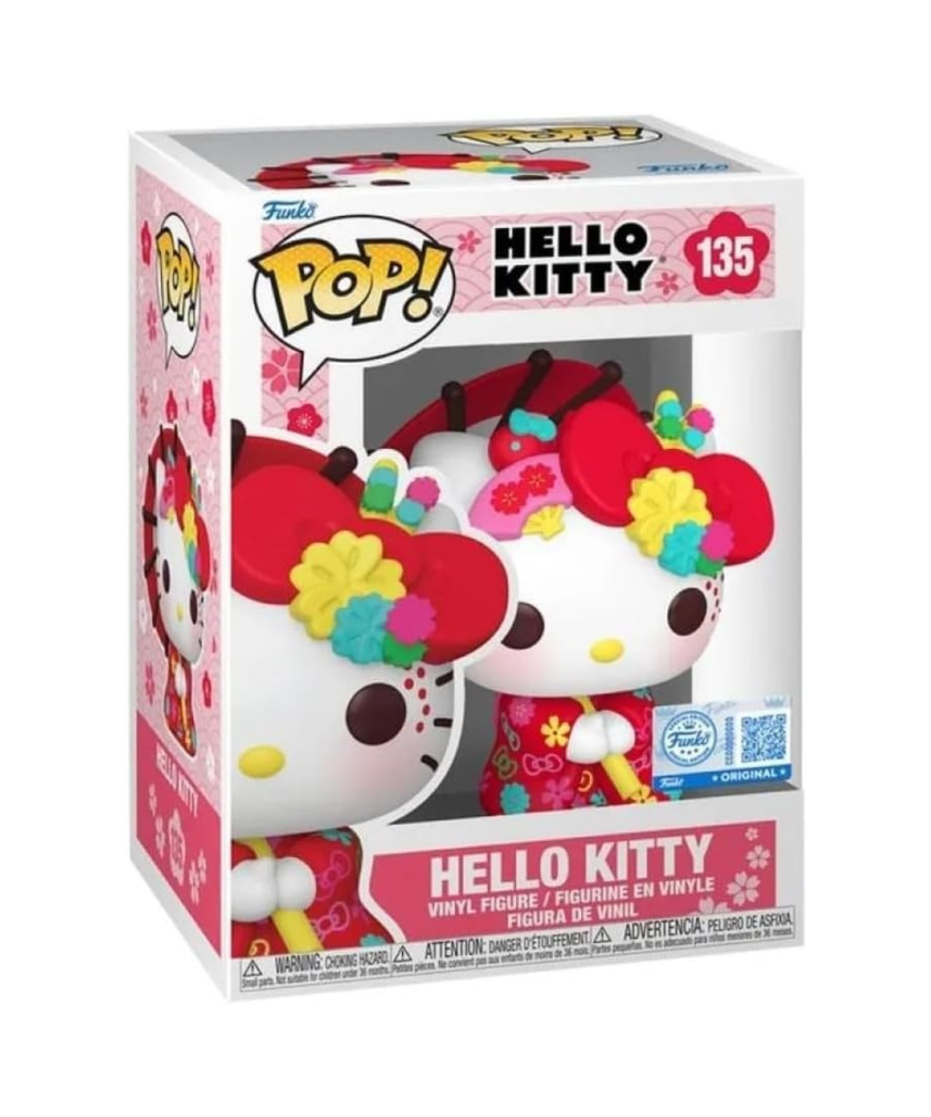 Funko Pop! Vinyl: Hello Kitty - Hello Kitty In Kimono - Collectable Vinyl Figure - Gift Idea - Official Merchandise - Toys for Kids & Adults - Anime Fans - Model Figure for Collectors and Display