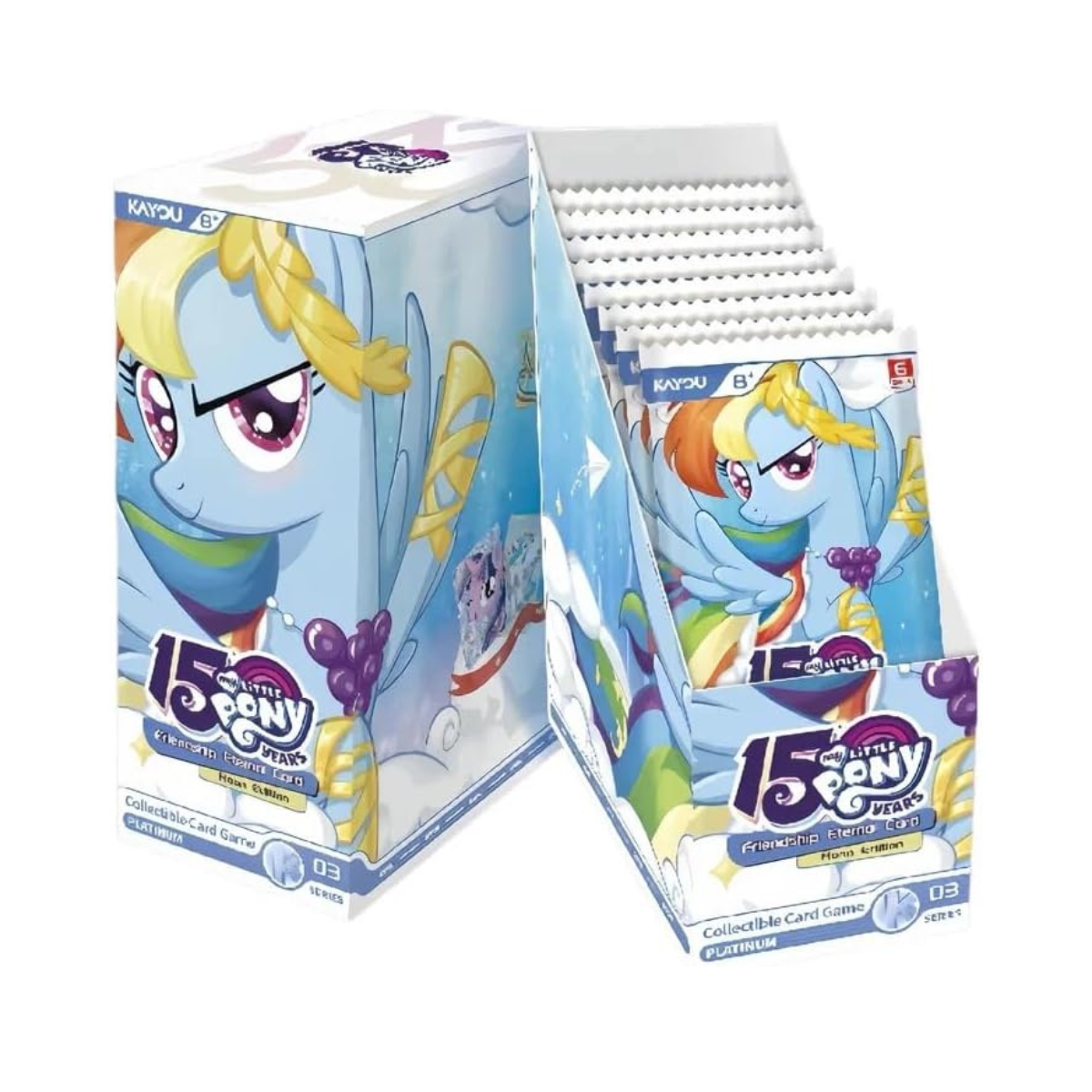 KAYOU My Little Pony Friendship Is Magic Moon Edition SEA Wave 3 Trading Card Pack, English Version, 1 Random Sealed Booster Pack, Collectible Cards