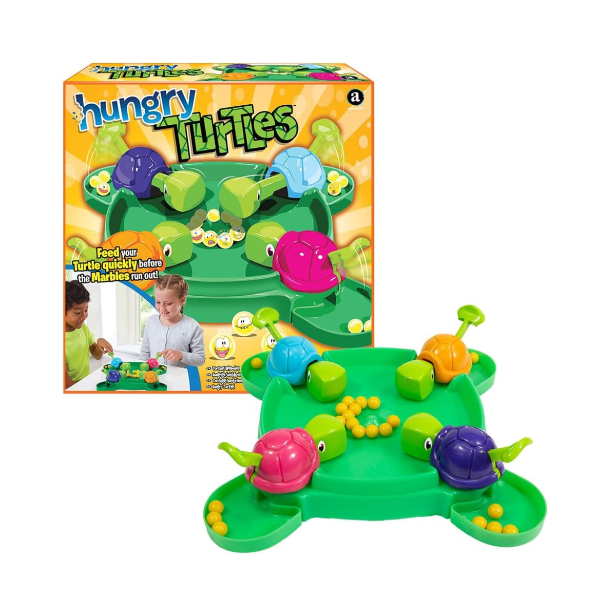 Undefined Speedy Turtles Marble Turtles Game for Kids, Ages 4+