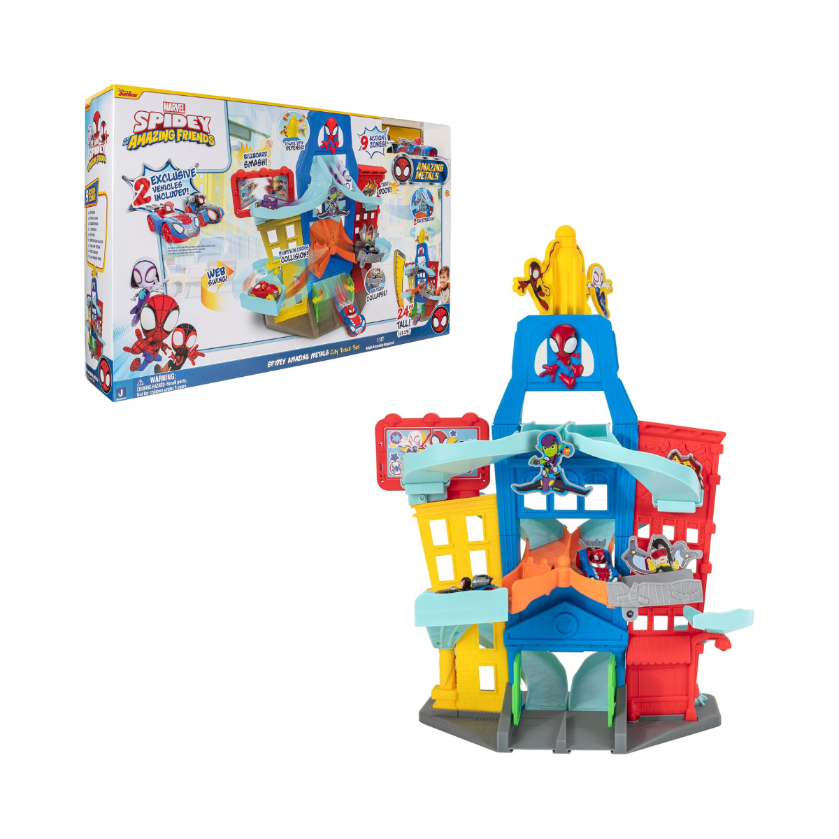 Marvel Spidey N Friends City Track Set