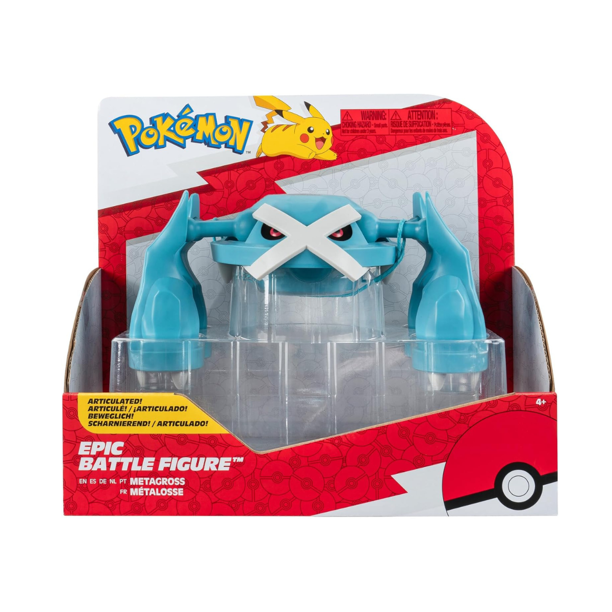 Pokemon Metagross Figure-12-Inch Articulated Epic Battle Figure