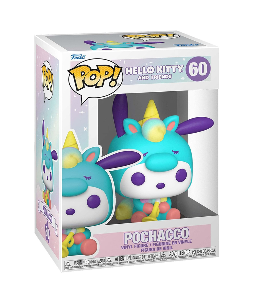 Funko Pop! Sanrio: Hello Kitty - Pochacco - Unicorn Party - Collectable Vinyl Figure - Gift Idea - Official Merchandise - Toys for Kids & Adults - Movies Fans - Model Figure for Collectors