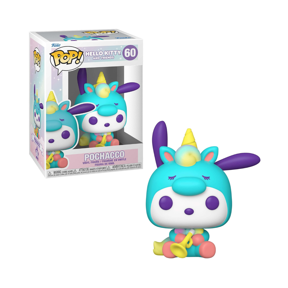 Funko Pop! Sanrio: Hello Kitty - Pochacco - Unicorn Party - Collectable Vinyl Figure - Gift Idea - Official Merchandise - Toys for Kids & Adults - Movies Fans - Model Figure for Collectors