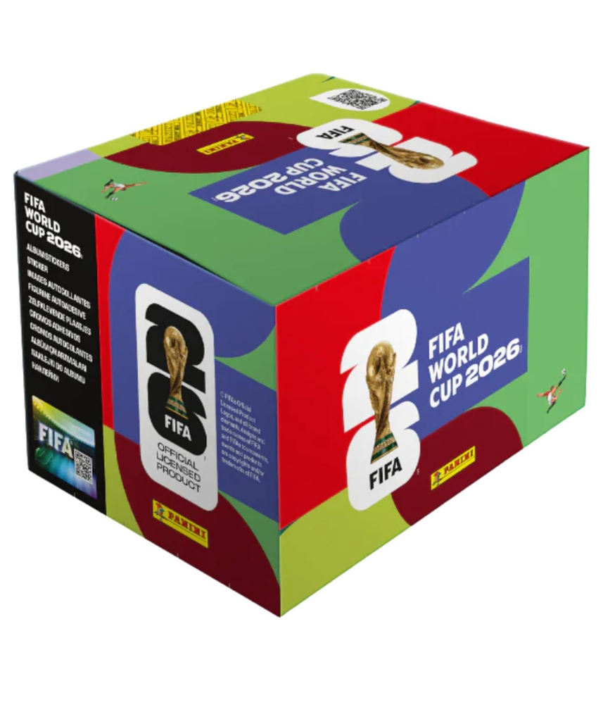 Panini FIFA World Cup 2026 Official Football Sticker Collection Booster Pack and Box, World Cup 26 Collectible Stickers for Fans and Collectors