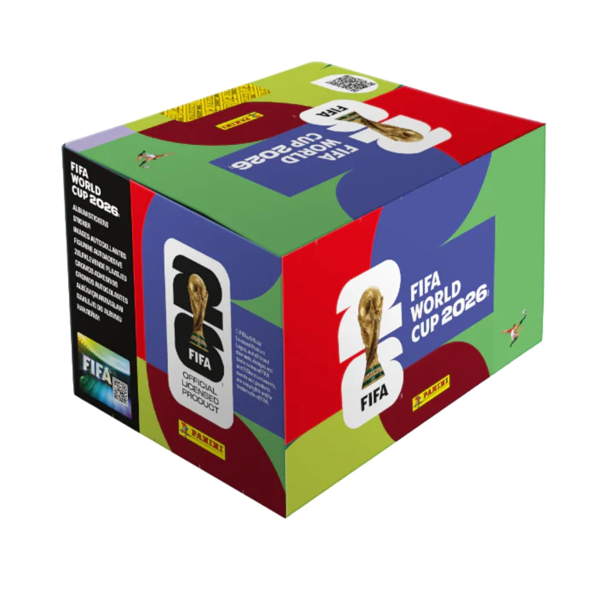 Panini FIFA World Cup 2026 Official Football Sticker Collection Booster Pack and Box, World Cup 26 Collectible Stickers for Fans and Collectors