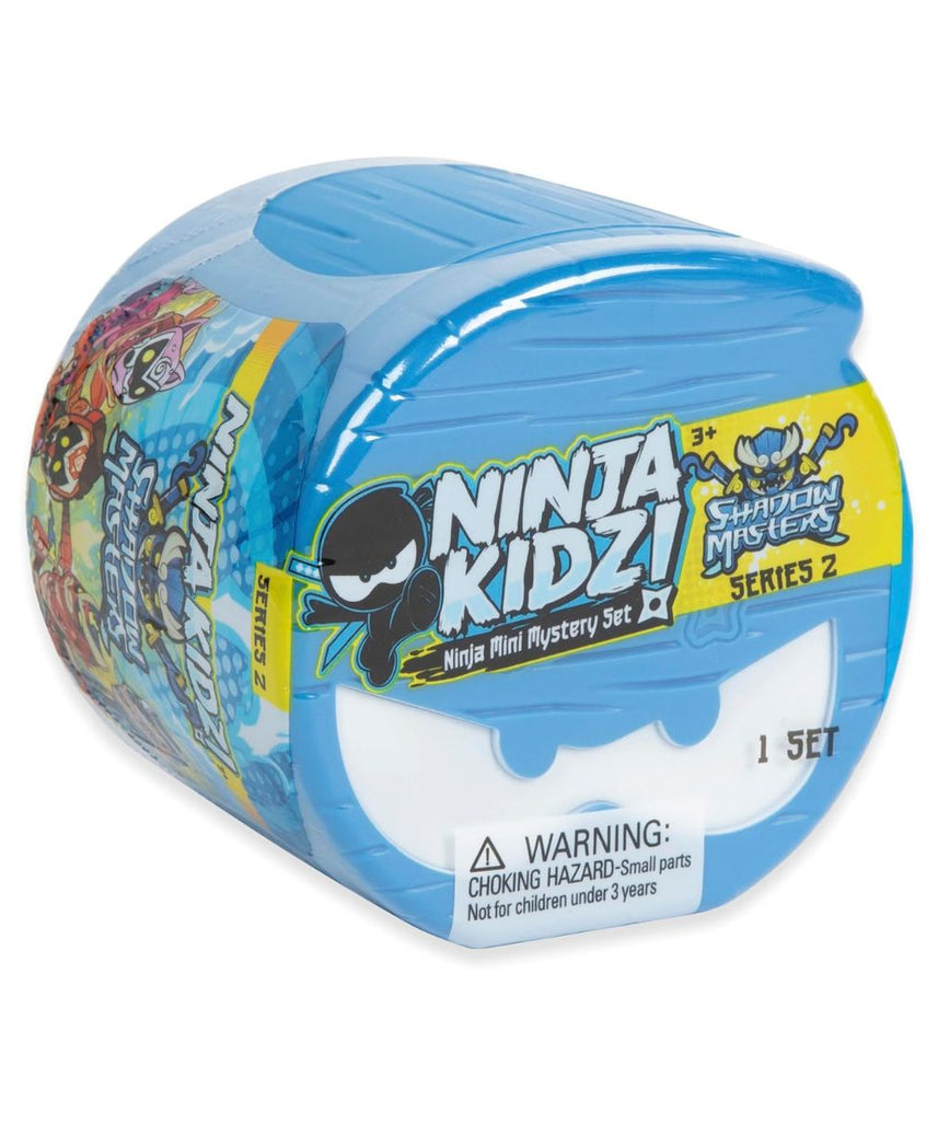 Ninja Kidz Mini Mystery Set, Official Licensed Surprise Toy Pack with Mystery Figure, Trading Card, Stickers & Foam Ninja Star