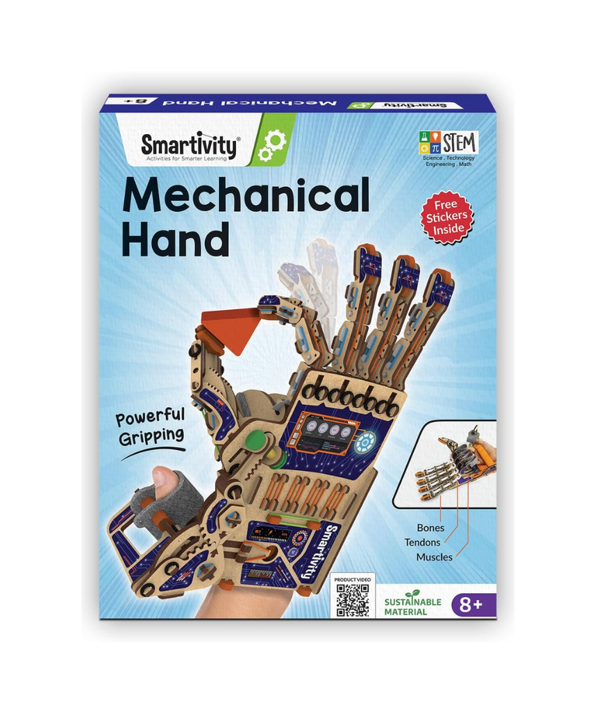 Smartivity Robotic Mechanical Hand Toy for Kids 8-10-12-14 Years Old | Parents Choice Award Winner I Birthday Gifts for Smart Kids | Superhero Toy for Boys & Girls 8,9,10,11,12,13,14
