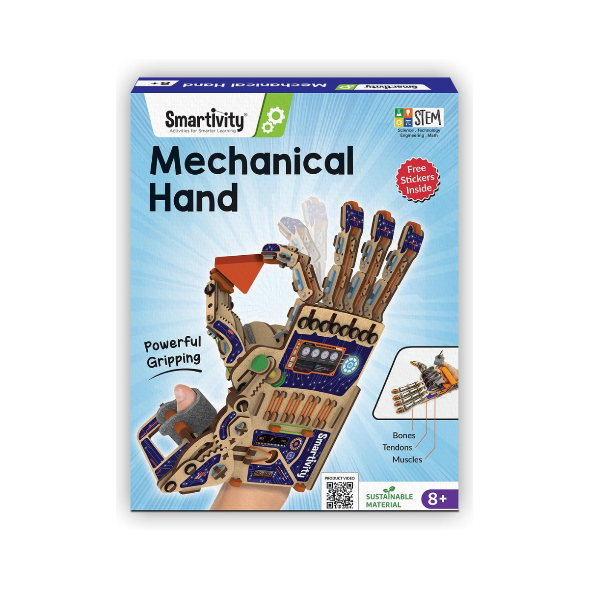 Smartivity Robotic Mechanical Hand Toy for Kids 8-10-12-14 Years Old | Parents Choice Award Winner I Birthday Gifts for Smart Kids | Superhero Toy for Boys & Girls 8,9,10,11,12,13,14