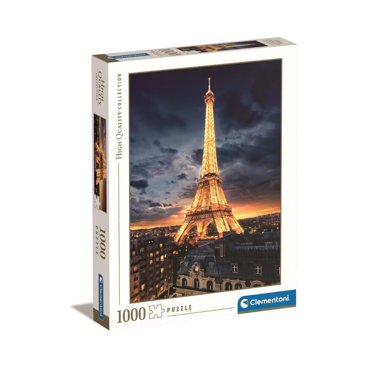 Clementoni Puzzle Hqc Tour Eifel 1000 Pieces, Multicolor, 39514