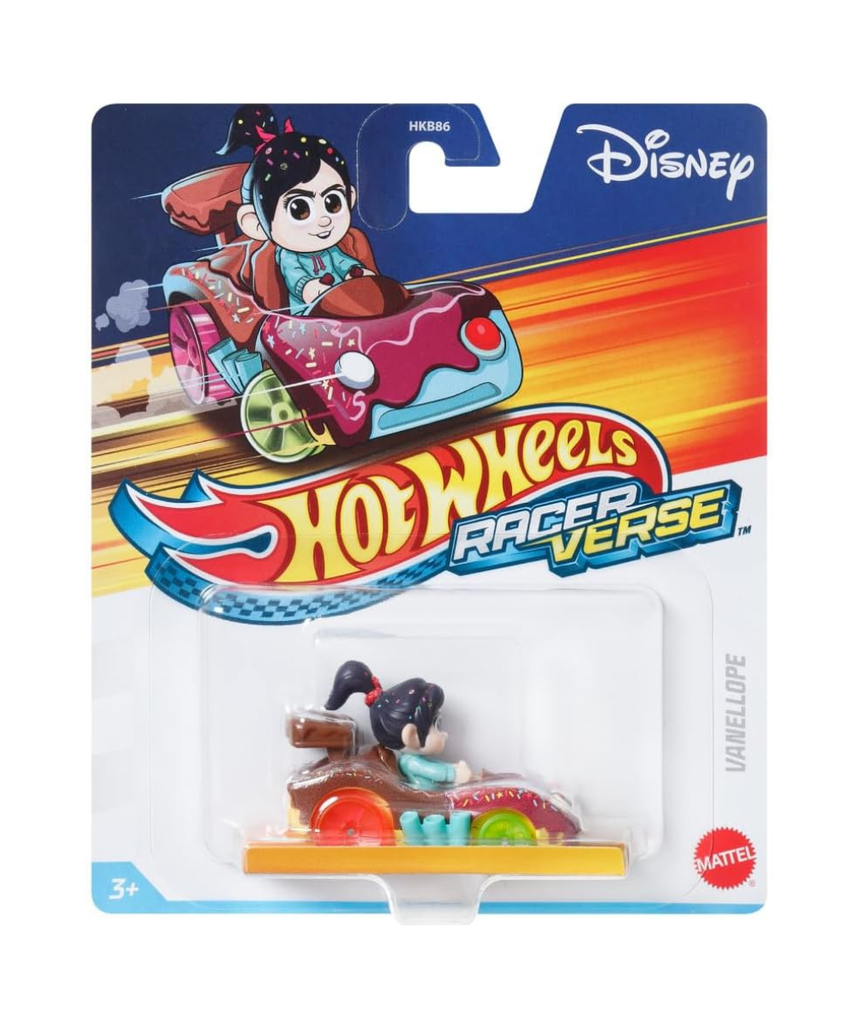 Hot Wheels RacerVerse Die-Cast Disney Wreck-It-Ralph Vanellope Racing Car