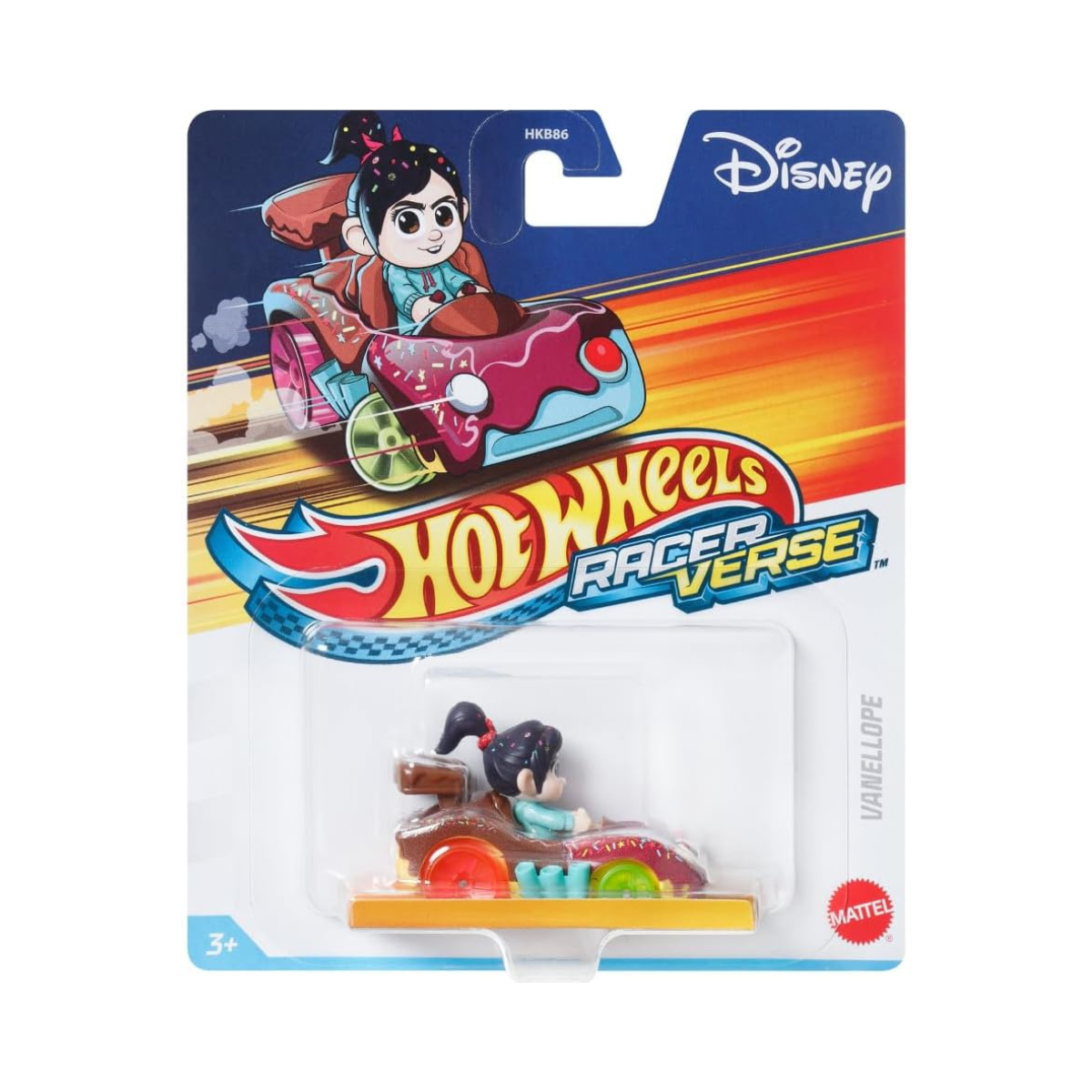 Hot Wheels RacerVerse Die-Cast Disney Wreck-It-Ralph Vanellope Racing Car