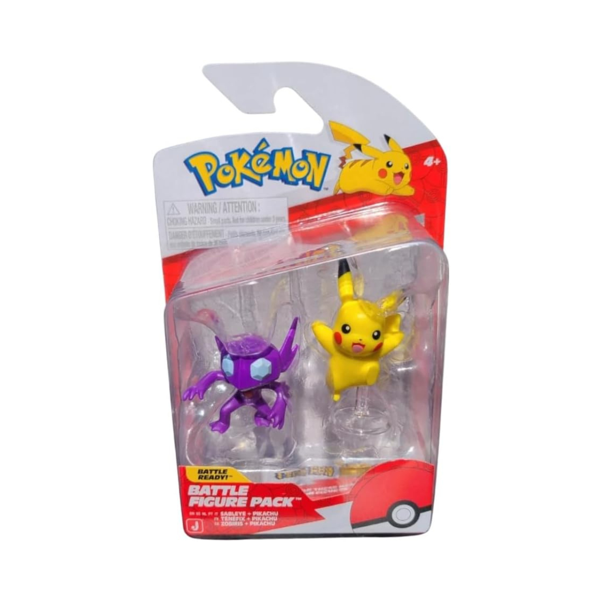 Pokémon Battle Figure 2 Pack - Sableye, Pikachu - Official Pokemon Figures for Children 4+