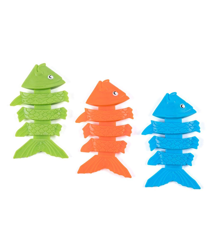 Bestway Squiggle Wiggle™ Diving Fish Set for Kids Ages 3+ – Colorful Pool & Bath Diving Toys, Set of 3 Underwater Swim Training Fish Toys