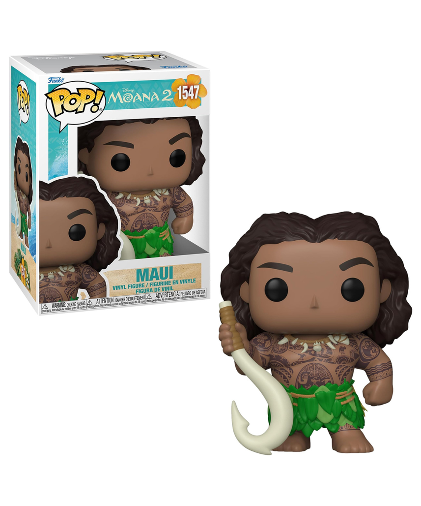 Funko Pop! Disney: Moana 2 - Maui - Collectable Vinyl Figure - Gift Idea - Official Merchandise - Toys for Kids & Adults - Movies Fans - Model Figure for Collectors and Display