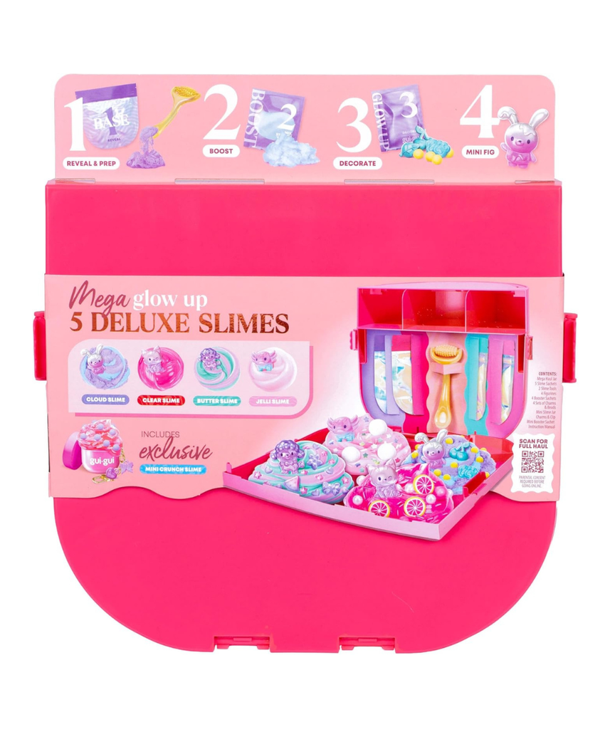 GUI GUI Season 2 MEGA Slime Haul, Ultimate Scented Slime Kit with Multiple Slime Varieties and Mix-In Accessories, DIY Sensory Play Set for Kids, Ages 4+
