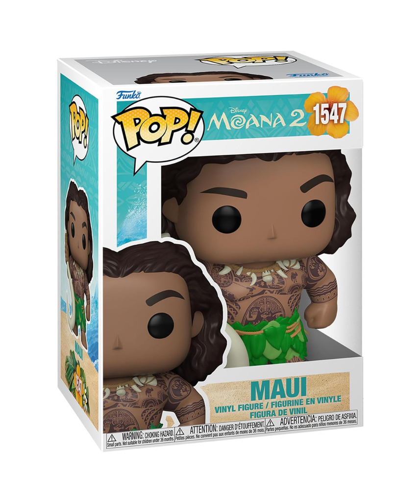 Funko Pop! Disney: Moana 2 - Maui - Collectable Vinyl Figure - Gift Idea - Official Merchandise - Toys for Kids & Adults - Movies Fans - Model Figure for Collectors and Display