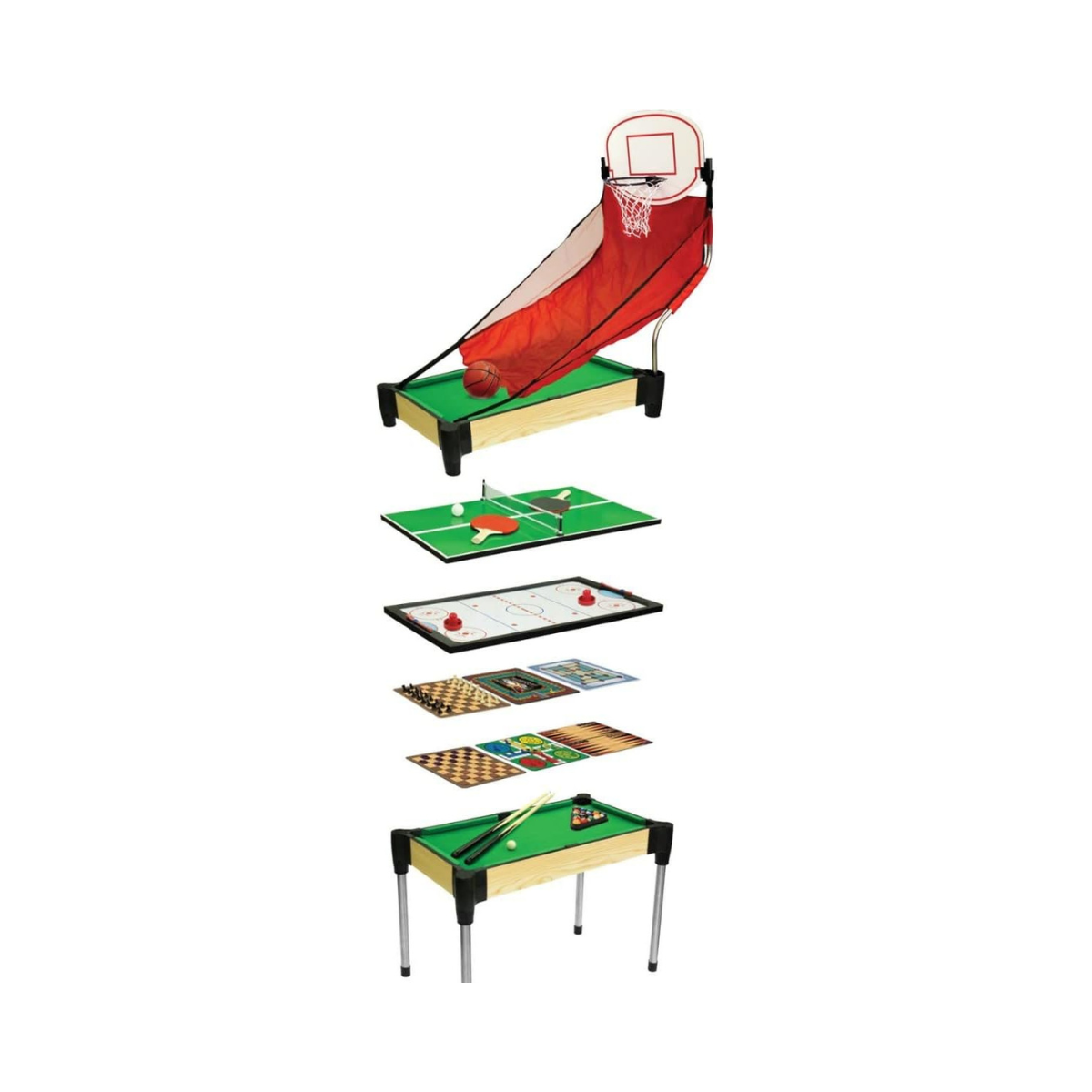 MA 36" (92cm) 10-in-1 Games Table