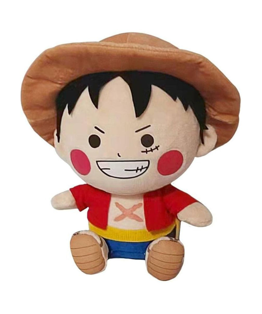 Sakami One Piece Monkey D. Luffy Plush Figure 25cm, Official Anime Stuffed Toy Collectible, Soft Plush for Kids & One Piece Fans