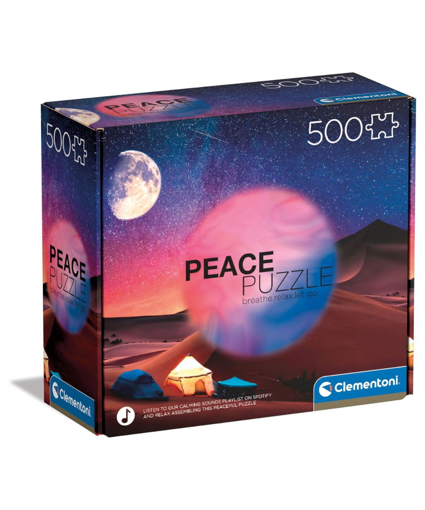 Clementoni 35527 Peace Starry Night Dream - 500 Pieces - Horizontal Puzzle Fun for Adults Made in Italy Multi-Coloured