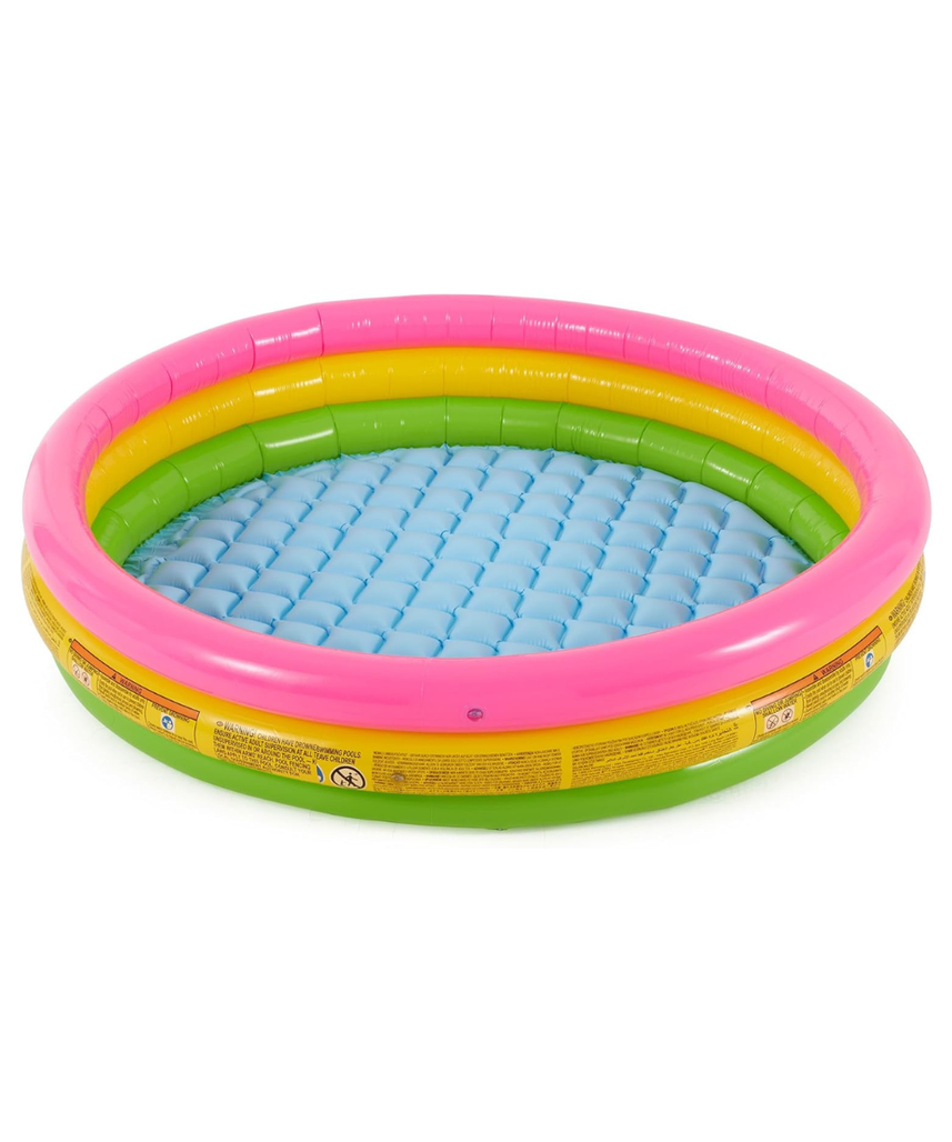 Intex Sunset Glow Inflatable Pool, 58 x 13 Inches, Tri Colour, 57422EP, 147 x 33 cm